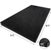 Cow Mat 8x5 Ft 30mm Thick EVA Rubber Flooring Mat for Dairy Farm, Anti Slip Waterproof Buffalo & Cattle Mat, Heavy Duty Livestock Bedding Sheet, Black