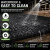 Cow Mat 8x5 Ft 30mm Thick EVA Rubber Flooring Mat for Dairy Farm, Anti Slip Waterproof Buffalo & Cattle Mat, Heavy Duty Livestock Bedding Sheet, Black