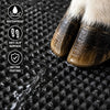 Cow Mat 8x5 Ft 30mm Thick EVA Rubber Flooring Mat for Dairy Farm, Anti Slip Waterproof Buffalo & Cattle Mat, Heavy Duty Livestock Bedding Sheet, Black