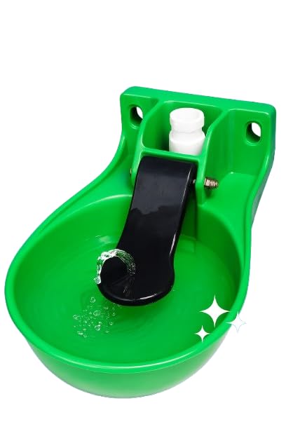 Automatic Cow Drinking Water Bowl 1.5L Auto Refill Livestock Water Dispenser for Buffalo, Cattle, Horses, Sheep & Goats Heavy Duty Farm Water Trough