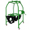 Cow Lifting Machine Full Set with Heavy Duty Gearbox, 1000kg Capacity Animal Lifting Machine, Mild Steel Cattle Standing Assist Hoist for Cow Buffalo Rehabilitation and Handling